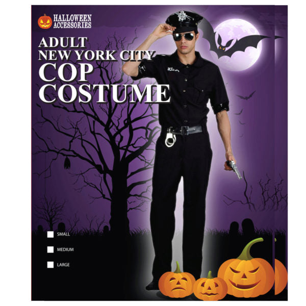 New York City Cop Hat + Coat + Pant + Belt
