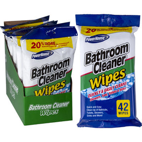 Wipes 42ct Bathroom Cleaner 2-8pc Pdq Powerhouse