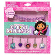 Gabby's Dollhouse 6 Piece Jewelry Set with Charm Bracelet and Five Charms