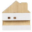 Tabletop Phone Holder House Wood 3.3x4.1 (4.25)
