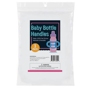 Impresa 3 Pack Reusable Silicone Baby Bottle Handles