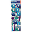 Poster Creations Peel and Stick Wall Decals in Cool Ombre Alphabet Design
