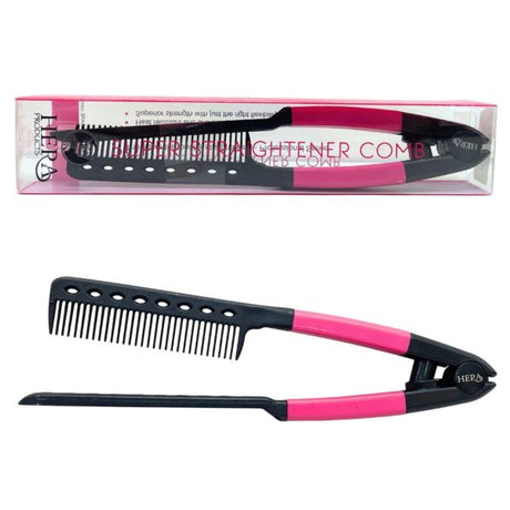 Hera Super Hair Straightener Comb in Pink