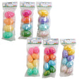 Easter Eggs 4pk Lg/8pk Med Pearlized/marbleized 6ast/easter Insert