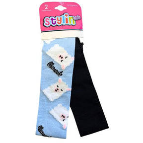 Stylin' Girls 2 Piece Headbands in Llama Design