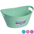 Basket Oval Tub W/double Handles 5.25 X 12.5 -4 Colors In Pdq #oval Handy