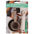 8 Piece Bamboo Fiber Measuring Cups and Spoons Set