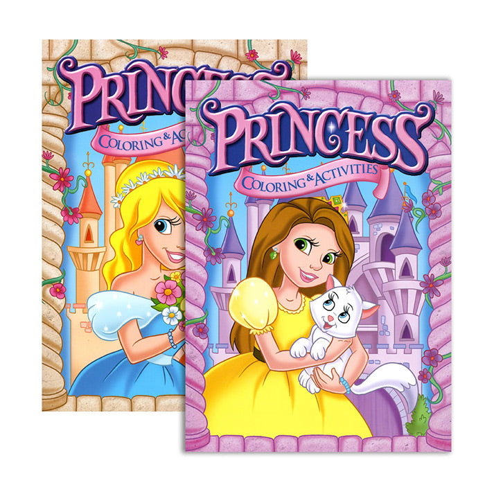 Jumbo Princess Coloring & Activity Book