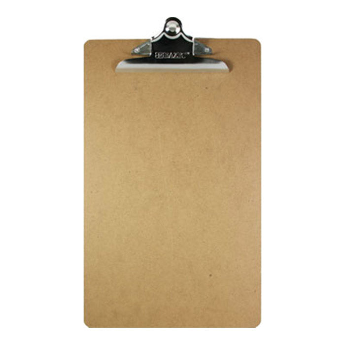 Legal Size Hardboard Clipboard w/ Sturdy Spring Clip