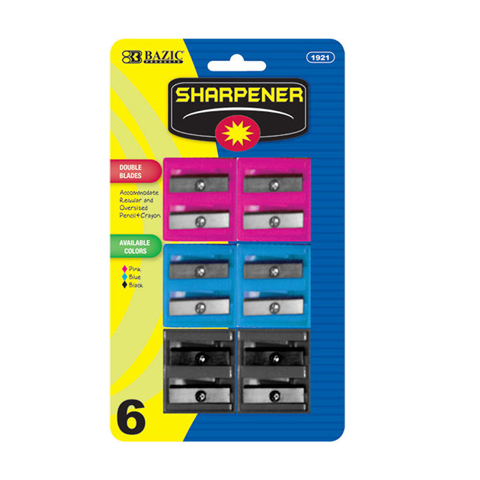 Dual Blades Square Sharpener (6/Pack)