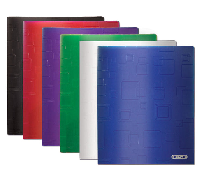Cubic EmbossedÂ 2-Pockets Poly Folder