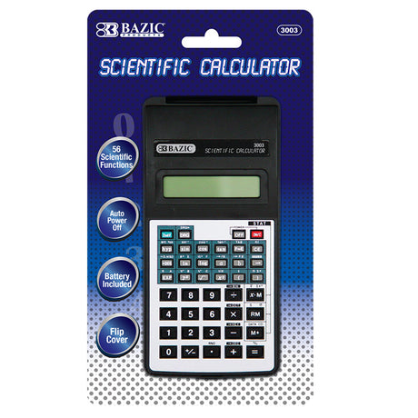 56 Function Scientific Calculator w/ Flip Cover
