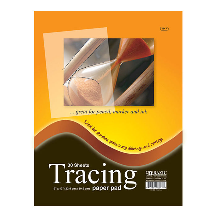 30 Ct. 9" X 12" Tracing Paper Pad