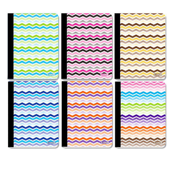 C/R 100 Ct. Chevron Composition Book