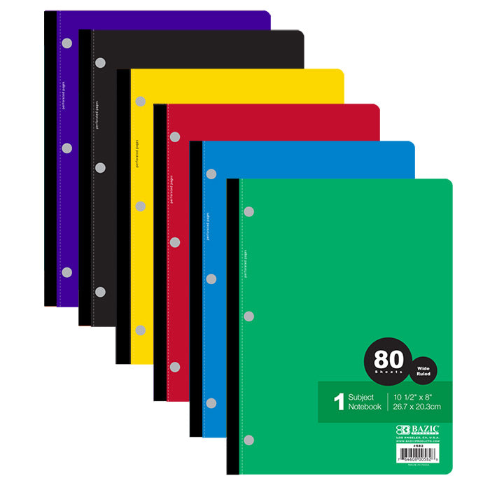 w/R 80 Ct. 1-Subject Wireless Notebook