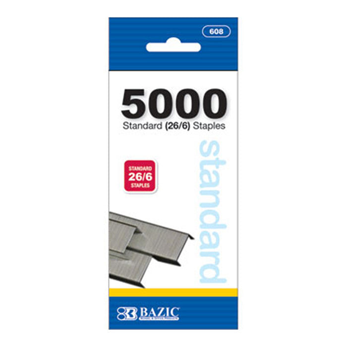 5000 Ct Standard (26/6) Staples
