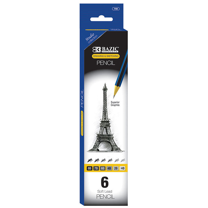 Drawing & Sketching Pencil Set (6 Assortment)