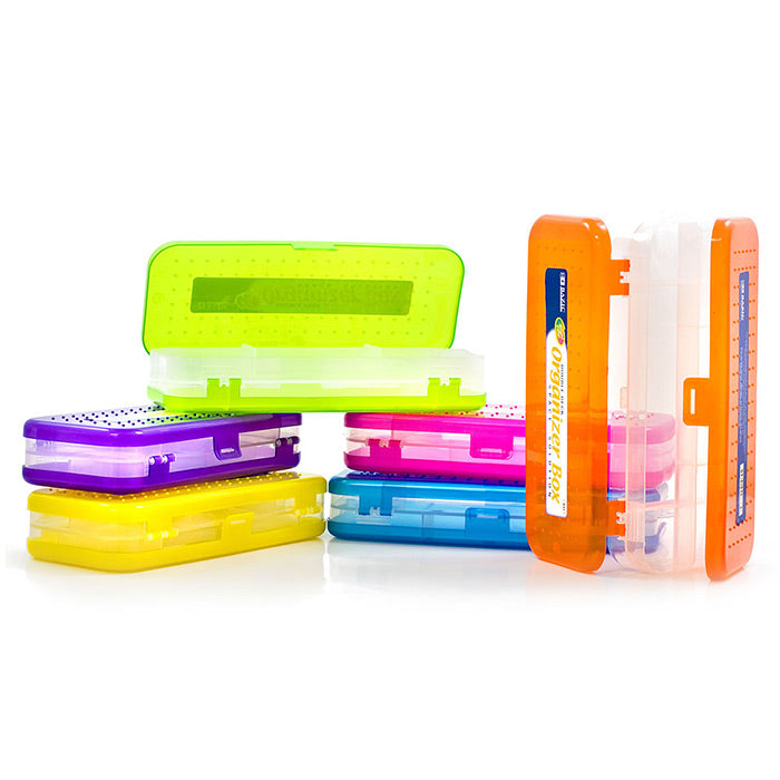 8" Bright Color Double Deck Organizer Box