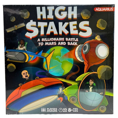 High $takes Billionaire Battle to Mars Board Game