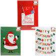 Gift Box Christmas Jumbo Printed Top White Bottom 14 X 20 X 4 Random Assorted