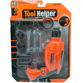 8 Pack Power Drill and Accessories Tool Playset