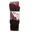 2 Pair Brown Mountain Boot Socks in Size 10-13