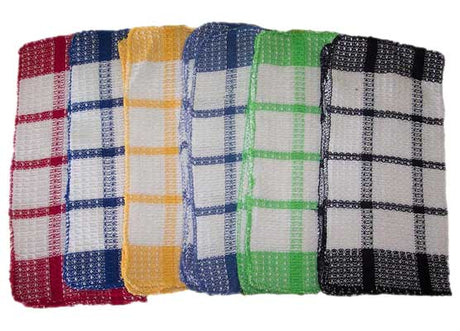 Heavy Duty Checkered Dishcloth 12-Packs