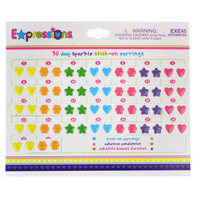 30 Day Sparkle Stick On Earrings