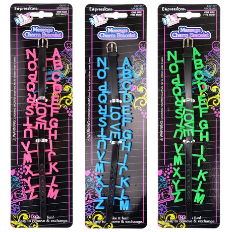 DIY Saying Bracelet Bands