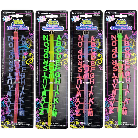 DIY Glow-in-the-Dark Saying Bracelet Bands