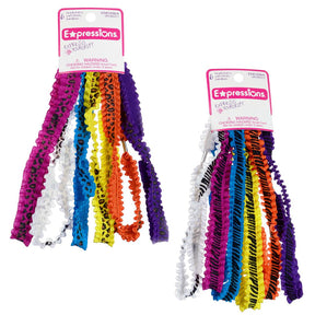 6Pc Printed Ruffle Headwraps