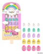 Hopes & Dreams Ice Pop Printed Press On Nails w/ Cloud & Rainbow Print