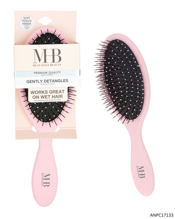 MHB (Must Have Beuaty) Premium Soft Touch Oval Cushion Brush w/ Wet Brush