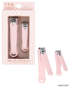 MHB (Must Have Beuaty) Premium Silcone Nail Clippers - Light Pink - 2-Pack