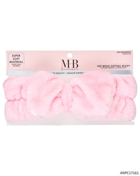 MHB (Must Have Beuaty) Premium Terry Cloth Headwraps - Light Pink
