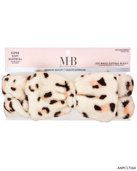 MHB (Must Have Beuaty) Premium Terry Cloth Headwraps - Leopard Print