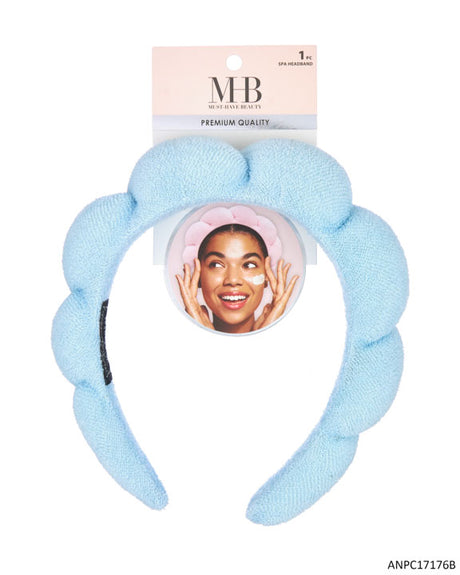 MHB (Must Have Beuaty) Premium Spa Headbands - Light Blue