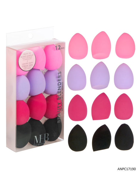 MHB (Must Have Beuaty) Premium Beauty Blender Sponges - 12-Pack