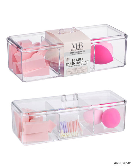 MHB (Must Have Beuaty) Premium 30 PC. Beauty & Spa Essential Organizer Kits