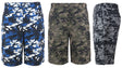 Men's 21" Amphibian Shorts w/ Front Side Pockets - Camouflage Prints - Sizes 30-40