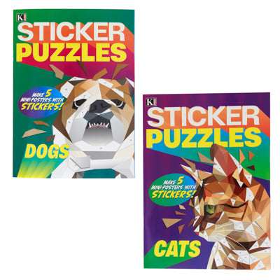 Sticker Puzzle Assortment 2 Titles In 48pc Counter Display