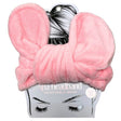 Blush Beauty Pink Adjustable Wrap Tie Spa Headband