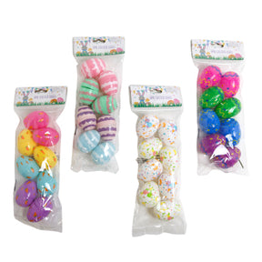 Easter Egg Printed 8pk Med Size Asst Designs Pb/hdr