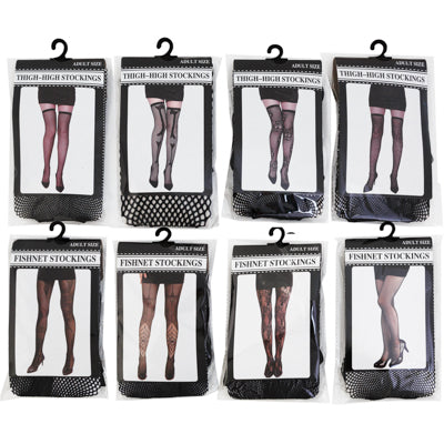 Costume Fishnet/lace Stockings & Thigh-highs 8ast Opp Insert Card