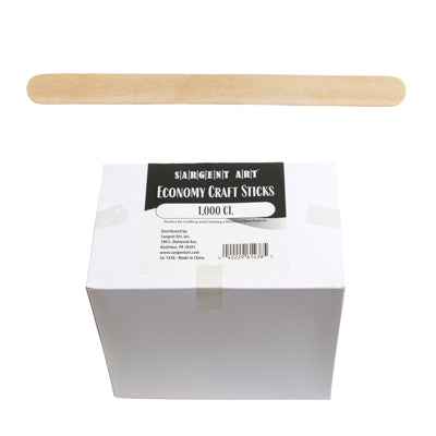 Craft Sticks 1000pc Natural Sargent Art Boxed