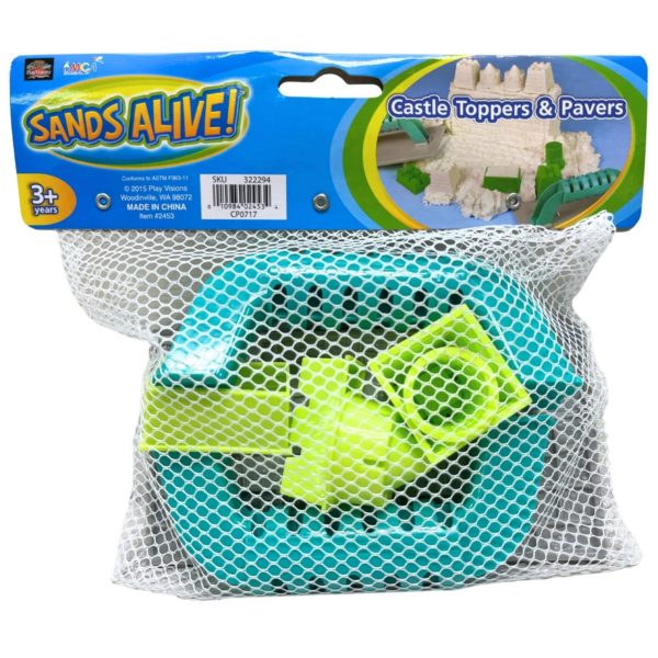 Sands Alive Castle Toppers and Pavers Play Set