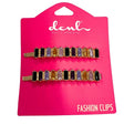 DCNL 2 Count Baguette Rhinestone Fashion Clips
