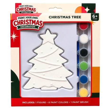 DIY Paint Your Own Christmas Tree Festive Holiday Craft Set