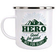 Top Guy Enamel Mug with Hero Design