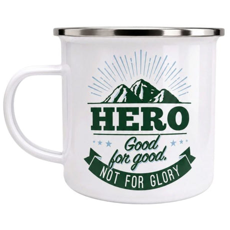 Top Guy Enamel Mug with Hero Design